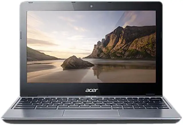 Alt view image 2 of 7 - Acer Chromebook Intel Celeron 2955U 4GB Memory 16 GB SSD 11.6" Non-Touch Screen Chrome OS C720-2844 (NX.SHEAA.004)