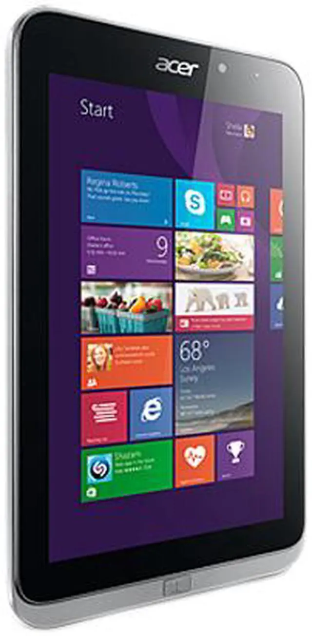 Alt view image 3 of 7 - Acer ICONIA W4-820-Z3742G03aii 32 GB Net-tablet PC - 8" - In-plane Switching (IPS) Technology - Intel Atom Z3740 1.33 GHz