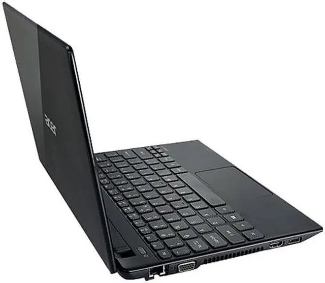 Alt view image 5 of 6 - Acer Laptop Aspire V5 Intel Celeron 1017U 4GB Memory 500GB HDD Intel HD Graphics 11.6" Non-Touch Screen Windows 7 Home Premium 64-Bit V5-131-2680