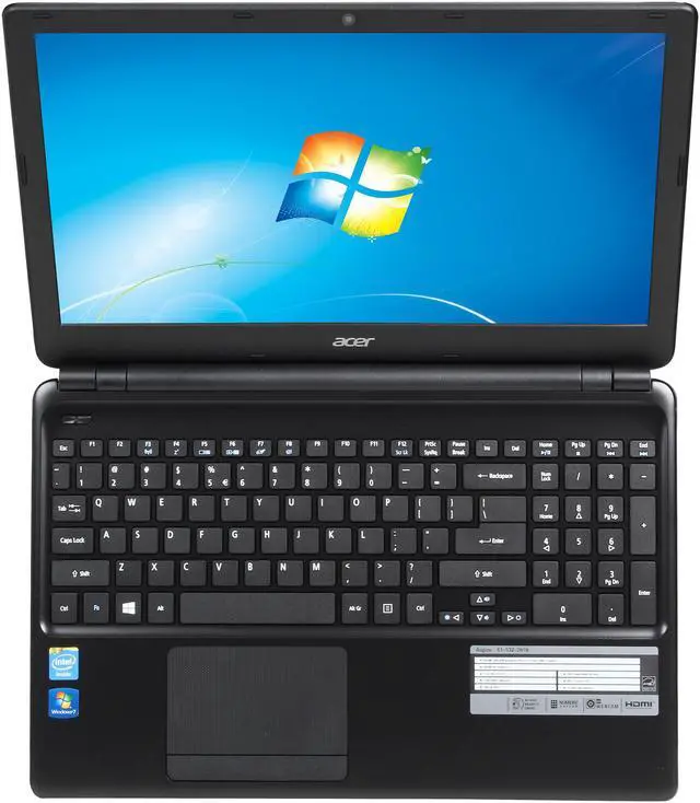 Alt view image 6 of 8 - Acer Laptop Aspire Intel Celeron 2957U 4GB Memory 500GB HDD Intel HD Graphics 15.6" Windows 7 Home Premium 64-Bit E1-532-2616