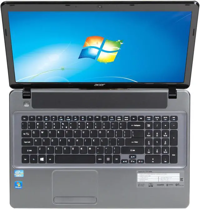 Alt view image 6 of 8 - Acer Laptop Aspire E Intel Core i5-3230M 6GB Memory 500GB HDD Intel HD Graphics 4000 17.3" Non-Touch Screen Windows 7 Home Premium 64-Bit E1-771-6496