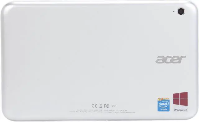 Alt view image 4 of 8 - Acer Iconia W3-810-1600 8.1” Touchscreen Tablet, Dual Core Intel Atom Z2760 1.5Ghz, 2GB LPDDR2, MicroSD Slot, 32GB Flash Memory, Built-in WiFi, Bluetooth, Micro HDMI, Micro USB, Windows 8