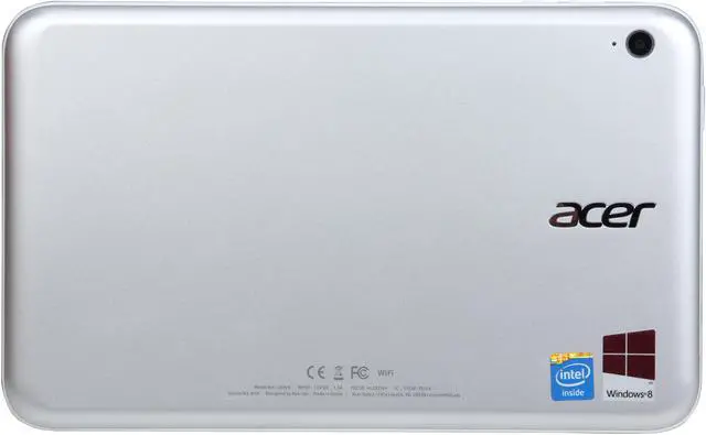 Alt view image 3 of 7 - Acer Iconia Tab W Series W3-810-1416 2GB Memory 8.1" 1280 x 800 Tablet Windows 8 32-Bit White