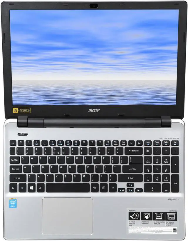Alt view image 6 of 8 - Acer Laptop Aspire Intel Core i7-4510U 8GB DDR3L Memory 1TB HDD Intel HD Graphics 4400 15.6" Non-Touch Screen Windows 8.1 V3-572-78S3