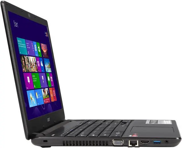 Alt view image 4 of 8 - Acer Laptop AMD A6-6310 4GB Memory 500GB HDD AMD Radeon R5 M240 15.6" Non-Touch Screen Windows 8.1 64-Bit E5-521G-60BX