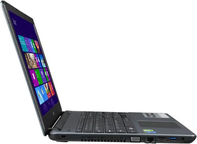 Alt view image 4 of 8 - Acer Laptop Intel Core i3-4030U 4GB Memory 500GB HDD NVIDIA GeForce 820M 15.6" Non-Touch Screen Windows 8.1 64-Bit E5-571G-38VF