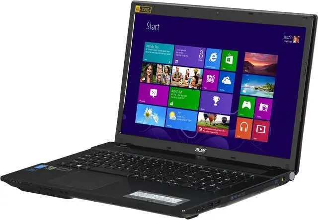 Main image of Acer Aspire - 17.3" NVIDIA GeForce GTX 850M - Intel Core i7-4712MQ - 8GB Memory - 256 GB SSD - Windows 8.1 64-Bit - Gaming Laptop - (V3-772G-7616 )