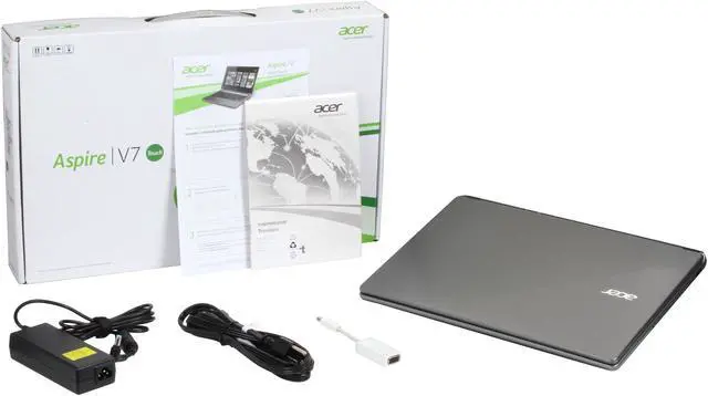 Alt view image 8 of 8 - Acer Aspire - 14.0" NVIDIA GeForce GT 750M - Intel Core i5-4200U  - 8GB Memory - 16 GB SSD - Windows 8.1 64-Bit - Gaming Laptop - (V7-482PG-5842 )