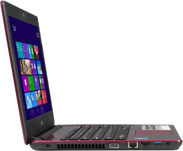 Alt view image 4 of 8 - Acer Aspire 14.0" Intel Pentium N3530 4GB Memory DDR3L Windows 8.1 64-Bit E5-411-P137