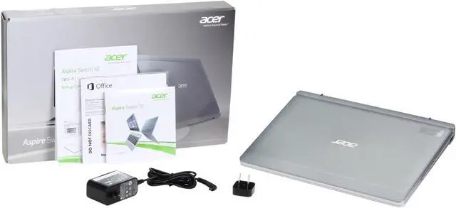 Alt view image 14 of 14 - Acer Aspire Switch 10 Tablet 2in1 - Intel Quad Core 2GB Memory 64GB 10.1" Touchscreen Windows 8.1 with Dock (SW5-011-11JE)