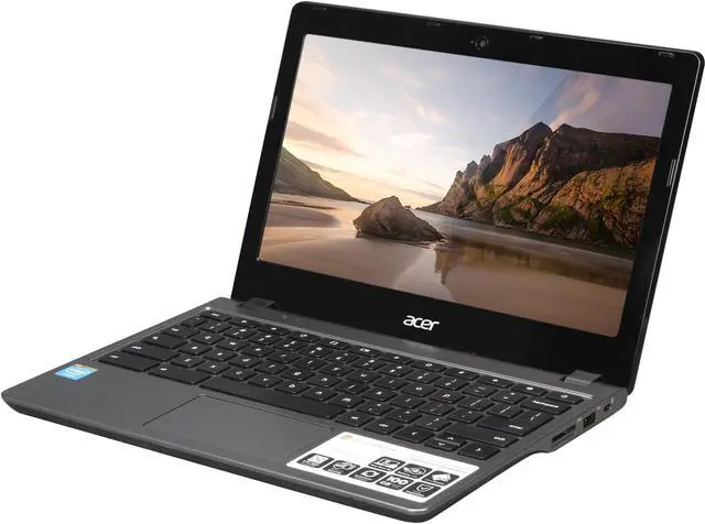 Main image of Acer Chromebook Intel Celeron 2955U 2GB Memory 16 GB SSD 11.6" Non-Touch Screen Chrome OS C720-2827
