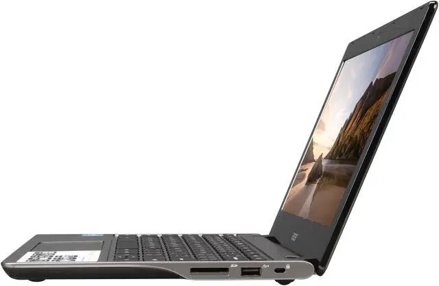 Alt view image 2 of 8 - Acer Chromebook Intel Celeron 2955U 2GB Memory 16 GB SSD 11.6" Non-Touch Screen Chrome OS C720-2827