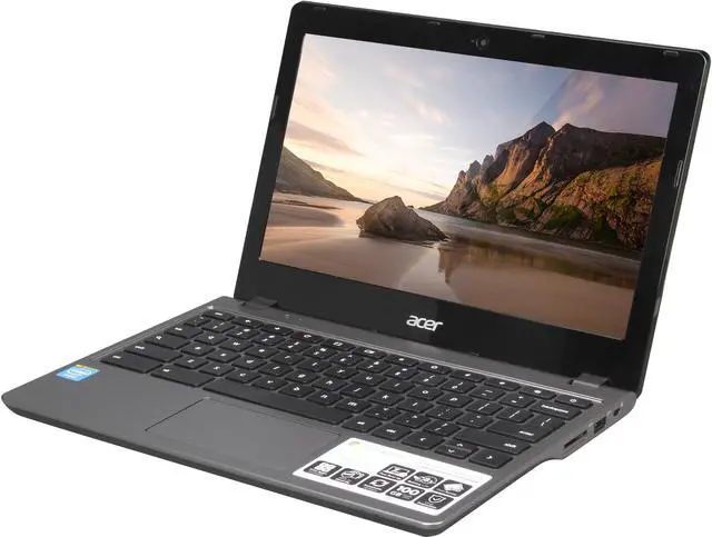 Main image of Acer Chromebook Intel Celeron 2955U 2GB Memory 16 GB SSD 11.6" Non-Touch Screen Chrome OS C720-2827