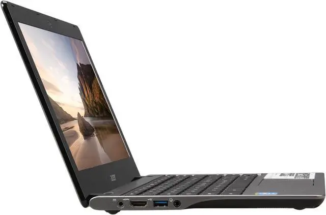 Alt view image 4 of 8 - Acer Chromebook Intel Celeron 2955U 2GB Memory 16 GB SSD 11.6" Non-Touch Screen Chrome OS C720-2827