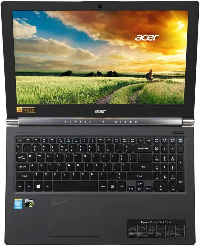Alt view image 6 of 8 - Acer Aspire V15 Nitro Black Edition - 15.6" NVIDIA GeForce GTX 860M - Intel Core i7-4710HQ  - 8GB Memory - - Windows 8.1 - Gaming Laptop - (VN7-591G-74LK )