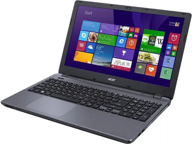 Main image of Acer Aspire E E5-571-3205 Bilingual Notebook Intel Core i3 4030U (1.90GHz) 8GB Memory 500GB HDD Intel HD Graphics 4400 15.6" Windows 8.1 64-bit