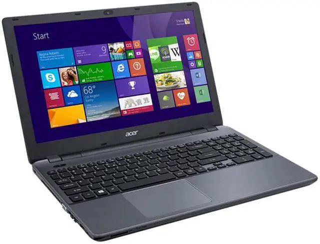 Alt view image 3 of 7 - Acer Aspire E E5-571-3205 Bilingual Notebook Intel Core i3 4030U (1.90GHz) 8GB Memory 500GB HDD Intel HD Graphics 4400 15.6" Windows 8.1 64-bit