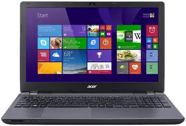 Alt view image 2 of 7 - Acer Aspire E E5-571-3205 Bilingual Notebook Intel Core i3 4030U (1.90GHz) 8GB Memory 500GB HDD Intel HD Graphics 4400 15.6" Windows 8.1 64-bit