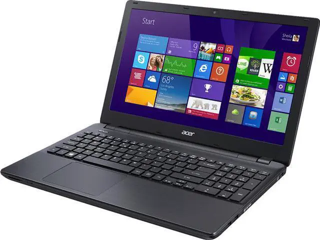 Main image of Acer Aspire E E5-551-856A Bilingual Notebook AMD A-Series A8-7100 (1.80GHz) 8GB Memory 500GB HDD AMD Radeon R5 Series 15.6" Windows 8.1 64-bit