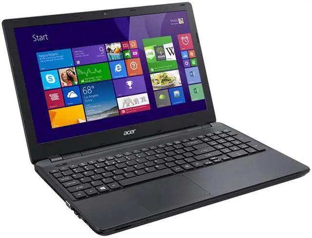 Alt view image 3 of 7 - Acer Aspire E E5-551-856A Bilingual Notebook AMD A-Series A8-7100 (1.80GHz) 8GB Memory 500GB HDD AMD Radeon R5 Series 15.6" Windows 8.1 64-bit