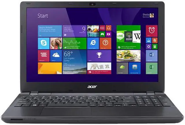 Alt view image 2 of 7 - Acer Aspire E E5-551-856A Bilingual Notebook AMD A-Series A8-7100 (1.80GHz) 8GB Memory 500GB HDD AMD Radeon R5 Series 15.6" Windows 8.1 64-bit
