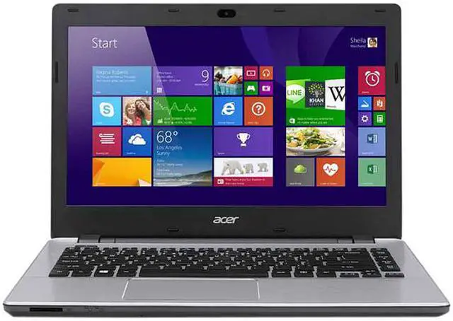Alt view image 2 of 7 - Acer Aspire V 14.0" Intel Core i5-4210U 8GB Memory Windows 8.1 64-bit V3-472G-59XN