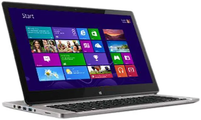 Alt view image 3 of 6 - Acer Aspire R7 R7-572-5893 Intel Core i5 4th Gen 4210U (1.70 GHz) 8 GB Memory 1 TB HDD 15.6" Touchscreen 1920 x 1080 2-in-1 Laptop Windows 8.1 64-Bit