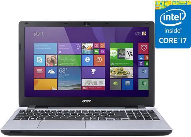Main image of Acer  Laptop Aspire  V3-572G-76EM  Intel Core i7  5500U (2.40GHz)  8GB  Memory 1TB  HDD FHD NVIDIA GeForce GT 840M  15.6"   Windows 8.1