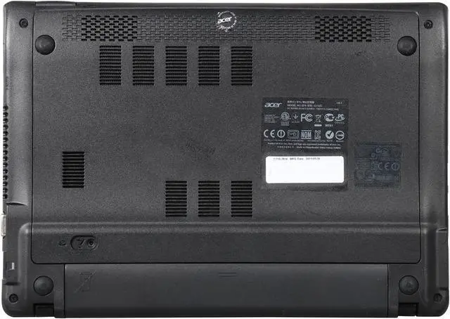 Alt view image 7 of 8 - Acer C710-2856 B Chromebook B Grade (Scratch Dent) Intel Celeron 847 (1.1GHz) 2GB Memory 16GB SSD 11.6" Chrome OS