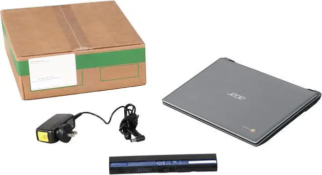 Alt view image 8 of 8 - Acer C710-2856 B Chromebook B Grade (Scratch Dent) Intel Celeron 847 (1.1GHz) 2GB Memory 16GB SSD 11.6" Chrome OS