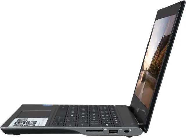 Alt view image 2 of 8 - Acer Chromebook Intel Celeron 2955U 2GB Memory 16 GB SSD 11.6" Non-Touch Screen Chrome OS C720-2848