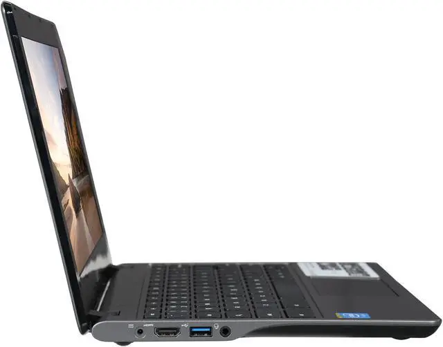 Alt view image 4 of 8 - Acer Chromebook Intel Celeron 2955U 2GB Memory 16 GB SSD 11.6" Non-Touch Screen Chrome OS C720-2848