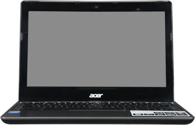 Alt view image 5 of 8 - Acer Chromebook Intel Celeron 2955U 2GB Memory 16 GB SSD 11.6" Non-Touch Screen Chrome OS C720-2848