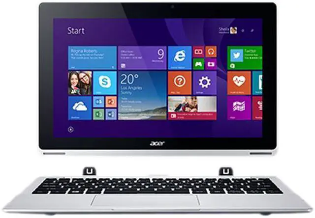 Alt view image 4 of 5 - Acer Laptop Aspire Switch 11 SW5-111-16GW Intel Atom Z3745 (1.33 GHz) 2 GB LPDDR3 Memory 500 GB HDD 32 GB SSD Intel HD Graphics 11.6" Touchscreen Windows 8.1 (Manufacturer Recertified)