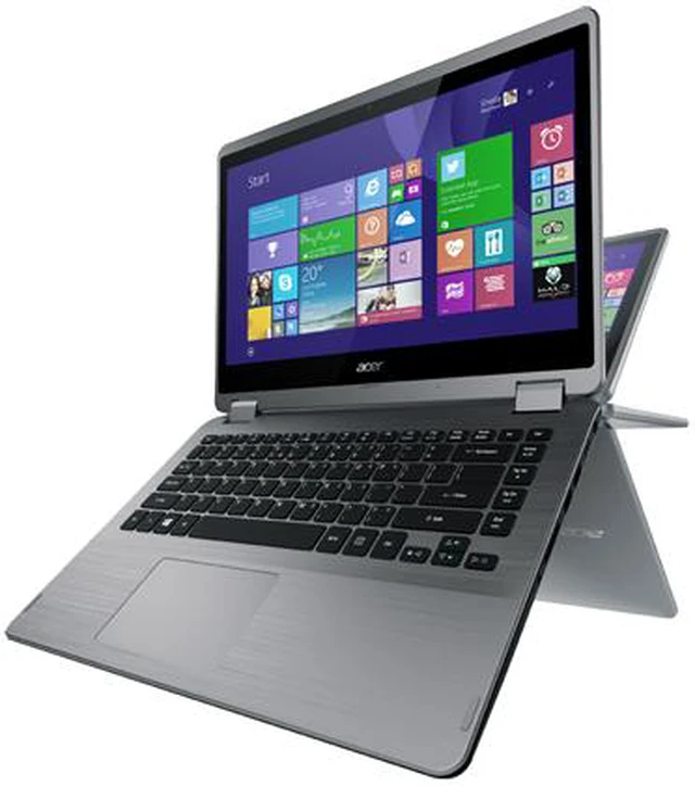 Alt view image 3 of 8 - Acer Aspire R3-471T-5039 Intel Core i5-5200U (2.20 GHz) 8 GB Memory 1 TB HDD 14" Touchscreen Laptop Windows 10 Home