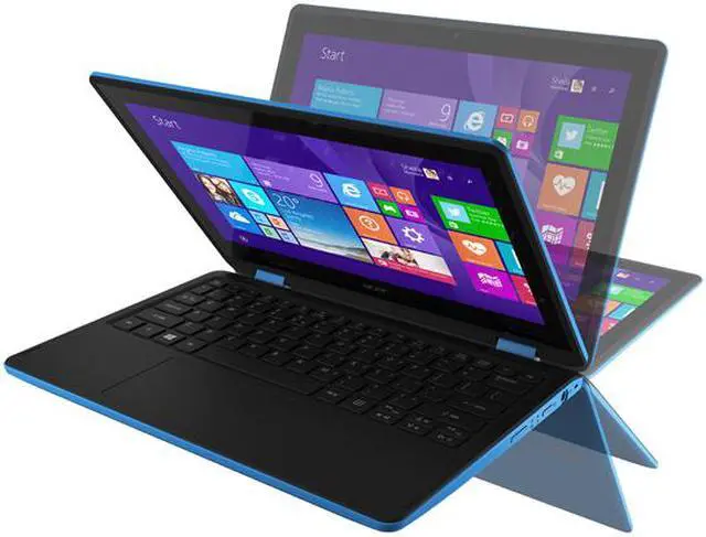 Alt view image 11 of 15 - Acer Aspire R 11 Intel Pentium N3700 4GB Memory 500GB HDD Intel HD Graphics 11.6" Touch Screen 1366 x 768 Convertible Ultrabook Windows 10 Home 64-Bit R3-131T-P344