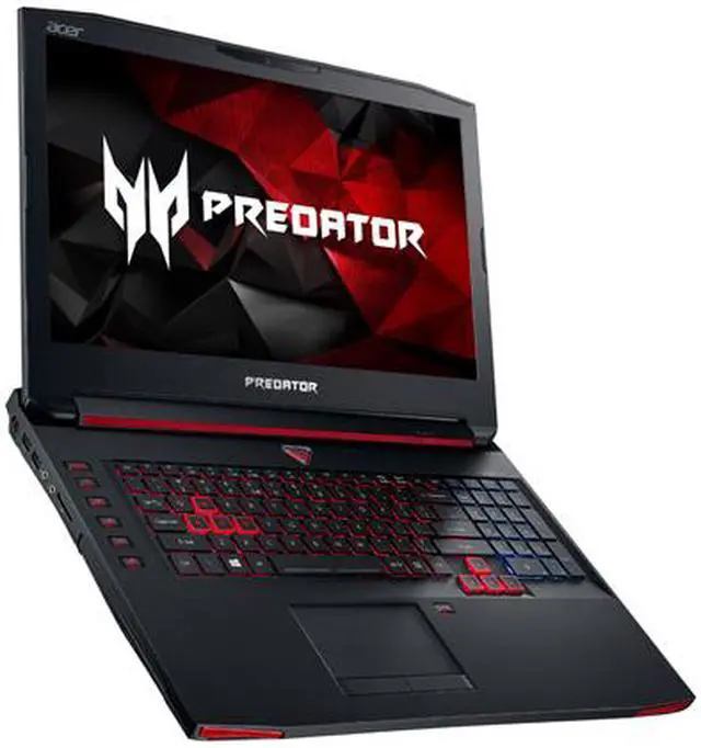 Alt view image 4 of 10 - Acer Predator 17 G9-791-735A Gaming Laptop Intel Core i7 6700HQ (2.60 GHz) 16 GB DDR4 1 TB HDD 128 GB SSD NVIDIA GeForce GTX 970M 3 GB 17.3" IPS FHD 1920 x 1080 HD Webcam Windows 10 Home 64-Bit