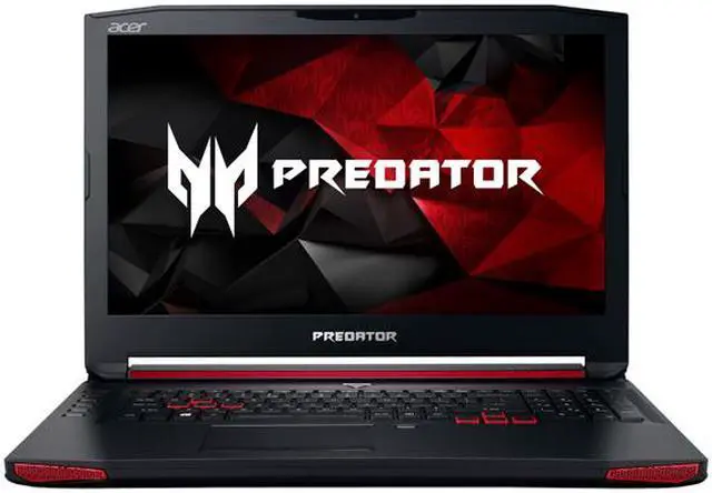 Alt view image 2 of 10 - Acer Predator 17 G9-791-735A Gaming Laptop Intel Core i7 6700HQ (2.60 GHz) 16 GB DDR4 1 TB HDD 128 GB SSD NVIDIA GeForce GTX 970M 3 GB 17.3" IPS FHD 1920 x 1080 HD Webcam Windows 10 Home 64-Bit