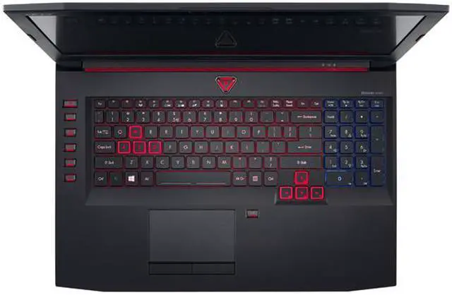 Alt view image 6 of 10 - Acer Predator 17 G9-791-735A Gaming Laptop Intel Core i7 6700HQ (2.60 GHz) 16 GB DDR4 1 TB HDD 128 GB SSD NVIDIA GeForce GTX 970M 3 GB 17.3" IPS FHD 1920 x 1080 HD Webcam Windows 10 Home 64-Bit