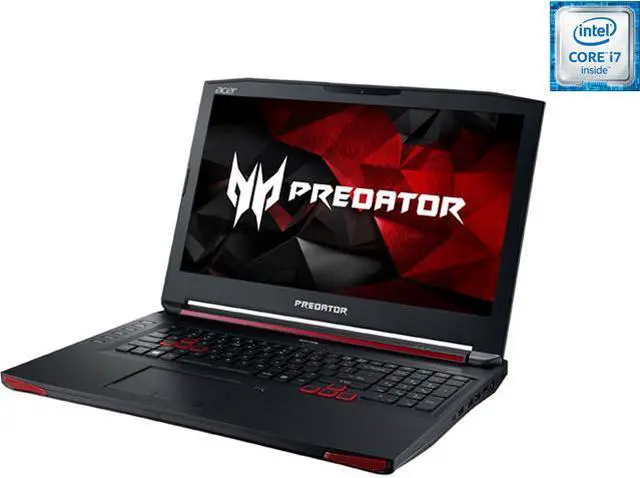 Main image of Acer Predator 17 G9-791-735A Gaming Laptop Intel Core i7 6700HQ (2.60 GHz) 16 GB DDR4 1 TB HDD 128 GB SSD NVIDIA GeForce GTX 970M 3 GB 17.3" IPS FHD 1920 x 1080 HD Webcam Windows 10 Home 64-Bit