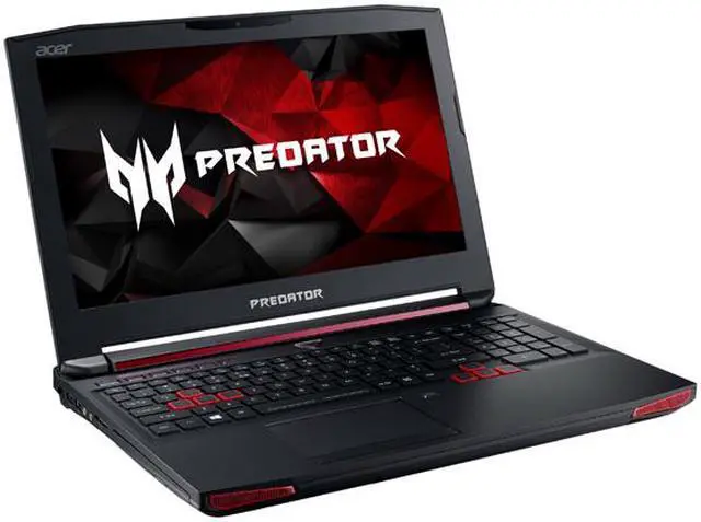 Alt view image 3 of 10 - Acer Predator 15 G9-591-70XR Gaming Laptop Intel Core i7 6700HQ (2.60 GHz) 16 GB DDR4 1 TB HDD 256 GB SSD NVIDIA GeForce GTX 980M 4 GB 15.6" Full HD 1920 x 1080 HD Webcam Windows 10 Home 64-Bit
