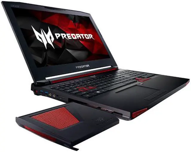 Alt view image 5 of 10 - Acer Predator 15 G9-591-70XR Gaming Laptop Intel Core i7 6700HQ (2.60 GHz) 16 GB DDR4 1 TB HDD 256 GB SSD NVIDIA GeForce GTX 980M 4 GB 15.6" Full HD 1920 x 1080 HD Webcam Windows 10 Home 64-Bit