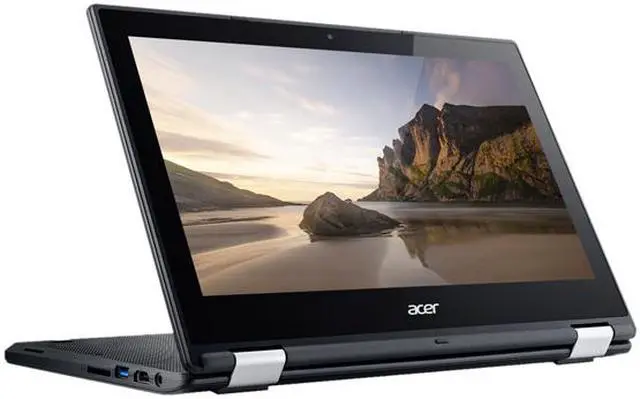 Alt view image 2 of 19 - Acer C738T-C44Z 11.6" Touchscreen LED (In-plane Switching (IPS) Technology) Chromebook - Intel Celeron N3150 Quad-core (4 Core) 1.60 GHz