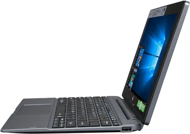 Alt view image 3 of 9 - Acer One 10 S1002-145A 2-in-1 Laptop Intel Atom Z3735F (1.33 GHz) 32 GB Flash Intel HD Graphics Shared memory 10.1" Touchscreen Windows 10 Home 32-Bit (Manufacturer Recertified)