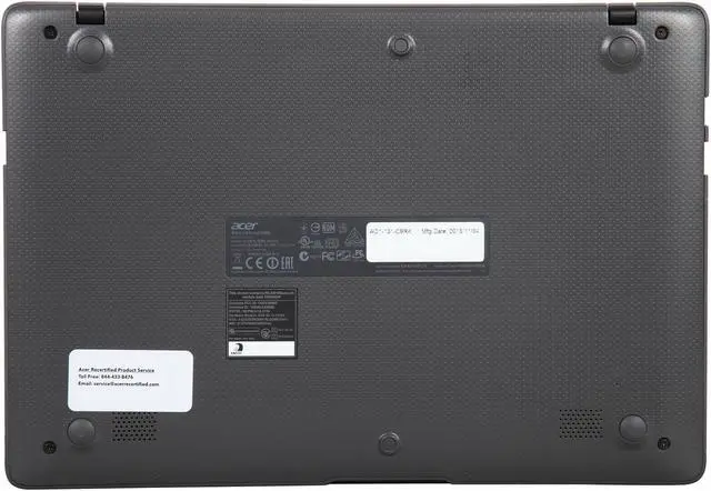 Alt view image 7 of 8 - Acer Laptop Aspire One Cloudbook AO1-131-C9RK Intel Celeron N3050 (1.60 GHz) 2 GB Memory 32 GB Flash SSD Intel HD Graphics 11.6" (Manufacturer Recertified)
