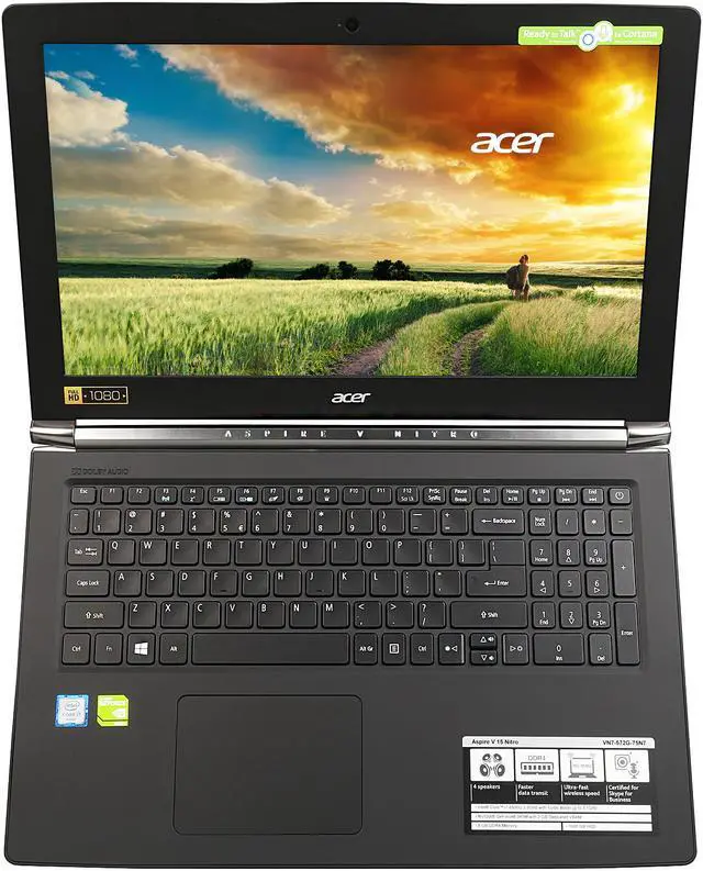 Alt view image 6 of 8 - Acer Aspire V Nitro - 15.6" NVIDIA GeForce 945M - Intel Core i7-6500U  - 8GB Memory - - Windows 10 Home 64-Bit - Gaming Laptop - (VN7-572G-75N7 )