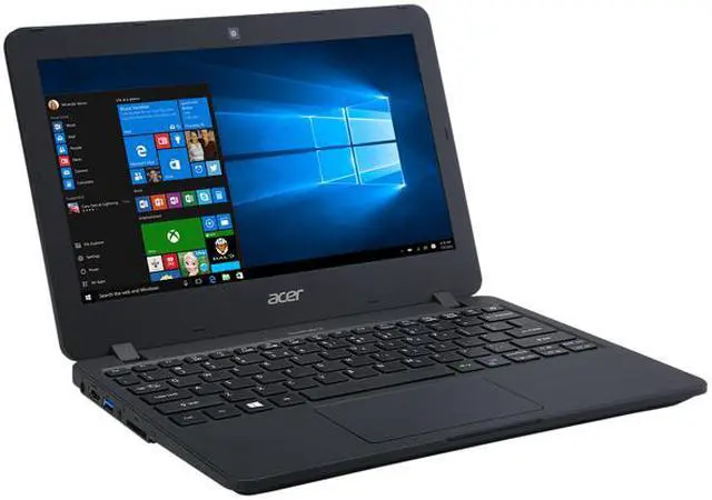 Alt view image 2 of 4 - Acer Laptop TravelMate B TMB117-M-C0DK-US Intel Celeron N3050 (1.60 GHz) 4 GB Memory 32 GB eMMC Intel HD Graphics 11.6" 1366 x 768 Windows 10 Pro 64-Bit
