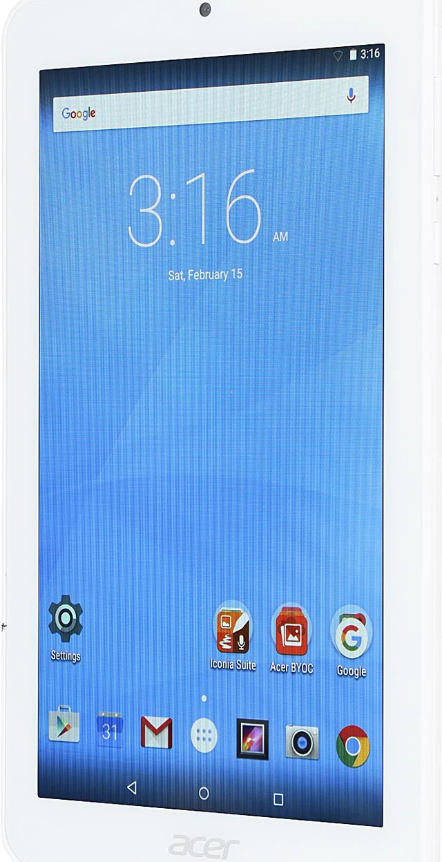 Alt view image 2 of 8 - Acer Iconia One 7 B1-770-K3YG 1GB Memory 8GB Flash Storage 7" 1024 x 600 Tablet Android 5.0 (Lollipop) White