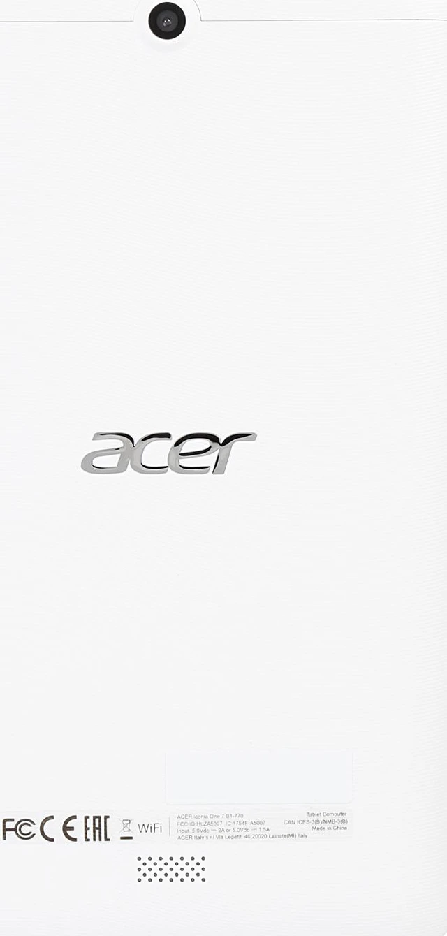 Alt view image 4 of 8 - Acer Iconia One 7 B1-770-K3YG 1GB Memory 8GB Flash Storage 7" 1024 x 600 Tablet Android 5.0 (Lollipop) White