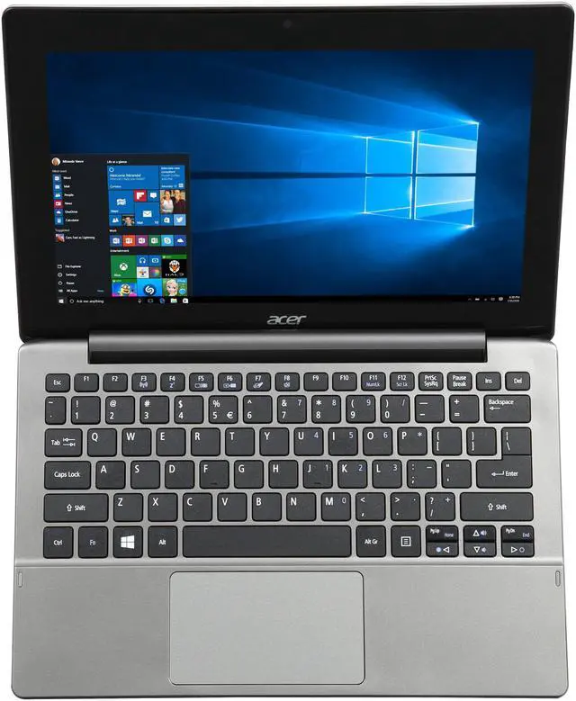 Alt view image 7 of 11 - Acer Aspire SW5-173-648Z Ultrabook Intel Core M 5Y10c (0.80 GHz) 128 GB SSD Intel HD Graphics 5300 Shared memory 11.6" Windows 10 Home (Manufacturer Recertified)